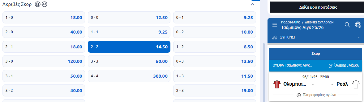 ολυμπιακός-ρεάλ μαδρίτης, στοίχημα, προγνωστικά, προβλέψεις, ανάλυση